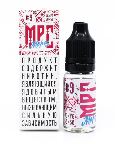 Жидкость МРС Мороз #9 10 мл ( 17 ± 3 мг ) ( Клубника Гранат )