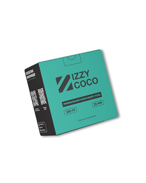 Уголь Izzy Coco 25мм ( упаковка по 18 кубиков )