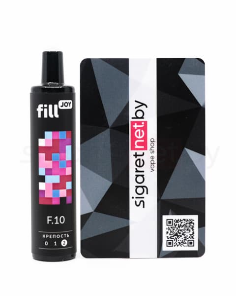 Электронная система курения ( одноразовая ) fill JOY 500 - 400 mAh - Голубая Малина ( F10 ) ( 2 мл. Крепость 17 ± 3 мг\ мл )