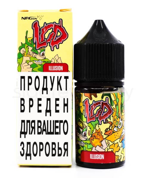 Жидкость NRGon LCD - Illusion 30 мл ( 17 ± 3 мг ) ( Ледяной Абрикос с Кактусом )