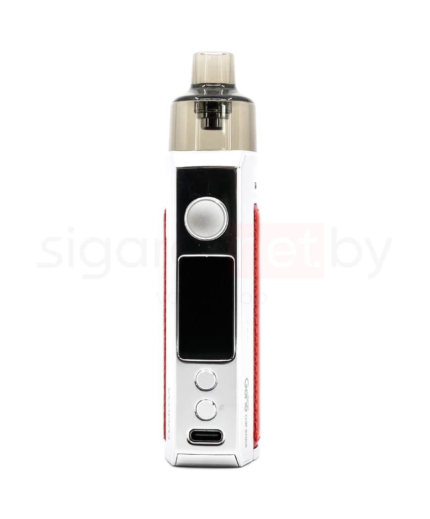 Стартовый комплект VOOPOO DRAG S 60W VW Pod - 4,5 мл 2500 mAh ( Серебристо - Красный )