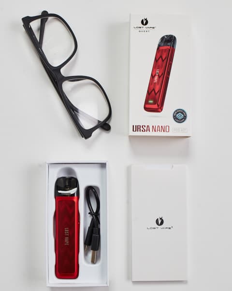 Стартовый комплект Lost Vape Ursa Nano Pod 800 mAh - 2.5 мл. ( Красный ) Wave Red