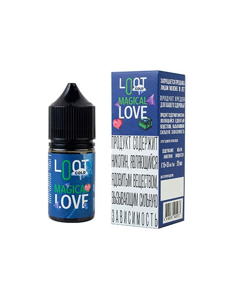 Мелисса – Жидкость Loot Cold SALT Magical Love 25 мл ( 15 ± 3 мг )