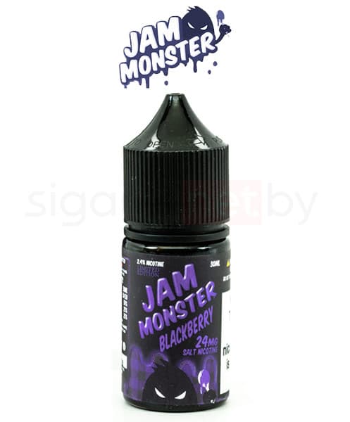 Жидкость Jam Monster SALT - Blackberry ( Теплый Тост с Маслом и Ежевичным Джемом ) 30 мл ( 20 мг )