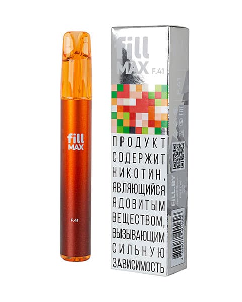 Одноразка fill MAX - 550 mAh - Персик Киви Дыня ( F41 ) ( 2 мл. Крепость 17 ± 3 мг\ мл )