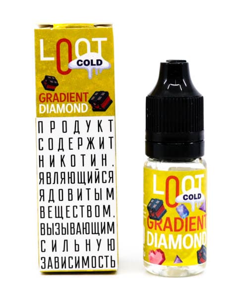 Жидкость Loot Cold SALT - Gradient Diamond 10 мл ( 15 ± 3 мг ) ( Ананас Личи )