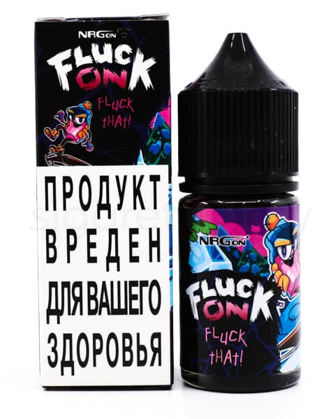 Жидкость Fluck On - Fluck That 30 мл ( 17 ± 3 мг ) ( Прохладная Жвачка с Абрикосом )