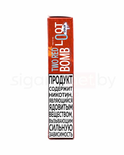 Жидкость Loot Cold SALT - Two Red Bomb 30 мл ( 15 ± 3 мг ) ( Клубника Вишня )