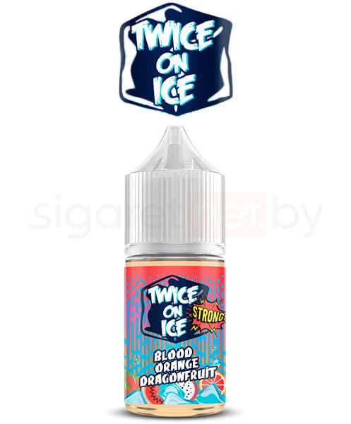 Жидкость Twice On Ice - Blood Orange Dragonfrui ( Красный Апельсин и Драгонфрут с Кулером ) 30 мл ( 20 мг ) STRONG