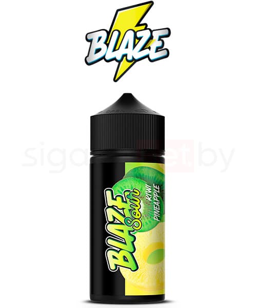 Жидкость BLAZE SWEET&SOUR - Sour Kiwi Pineapple ( Кислые и Сочные Киви и Ананас ) 100 мл ( 3 мг )