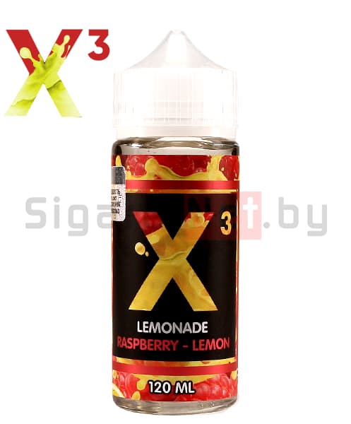 X-3 Lemonade - Raspberry - Lemon, 120 мл (3 мг)
