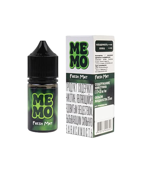 Мятный Рондо – Жидкость MEMO Fresh Mnt 25 мл ( 17 ± 3 мг )
