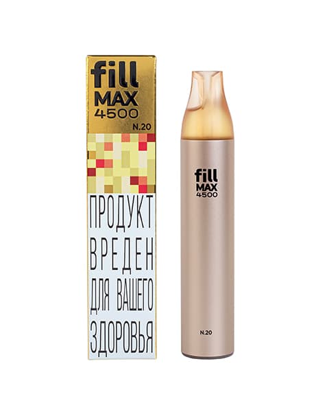 Одноразка fill MAX 4500 - Игристая Вишня ( N20 ) ( 4.4 мл. Крепость 17 ± 3 мг\ мл )