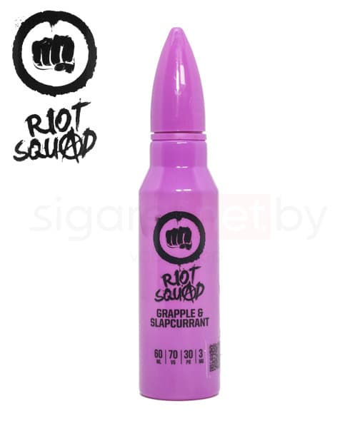 Жидкость RIOT SQUAD Grapple & Slapcurrant ( Интенсивный микс ежевики и яблок ) 60 мл (3)