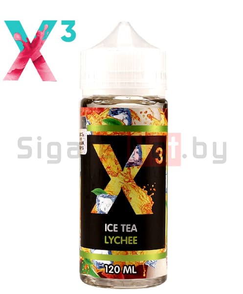 X-3 Ice Tea - Lychee, 120 мл (3 мг)