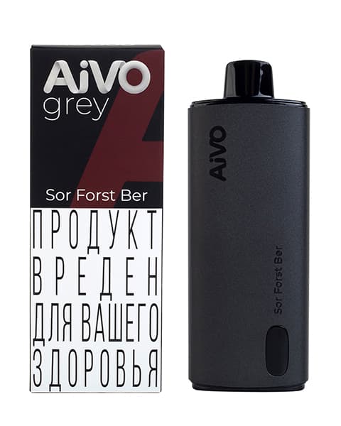 Кислая Клюква Брусника – Одноразка AiVO grey (Sor Forst Ber) ( 10 мл. Крепость 17 ± 3 мг\ мл )