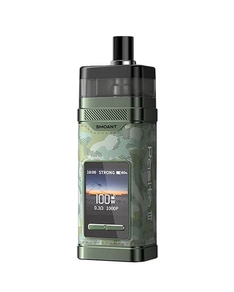 Вейп Smoant Pasito 3 100W Pod 2800 mAh - 7 мл. Camourflage Green (Зеленый камуфляж)