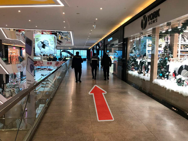 Схема прохода к магазину SigaretNet в ТЦ Galleria