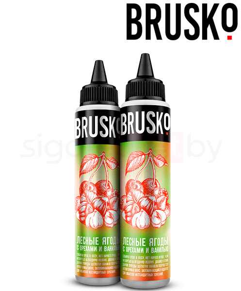 Жидкость для вейпа Brusko - Лесные ягоды с орехами (60 мл, 0 мг)