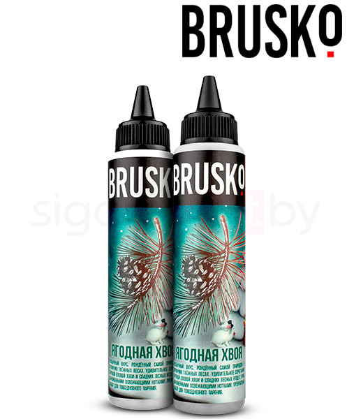 Жидкость для вейпа Brusko - Ягодная хвоя (60 мл, 0 мг)