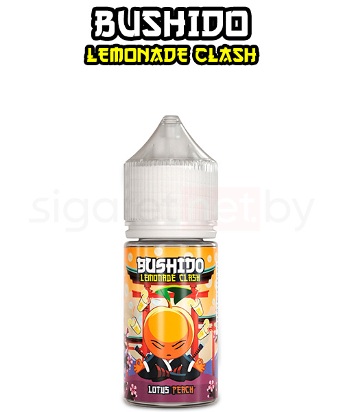 Жидкость для вейпа Bushido Lemonade Clash Salt - Lotus Peach