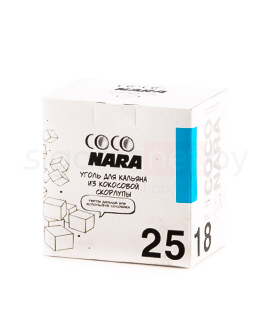 Уголь для кальяна Coco Nara (18 кубиков)