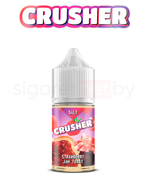 Жидкость для вейпа Crusher Salt - Strawberry Jam Toast