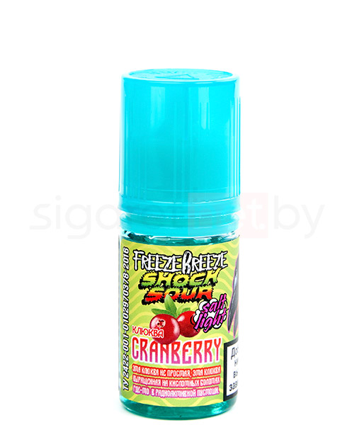 Жидкость для вейпа Freeze Breeze Shock Sour Salt - Cranberry