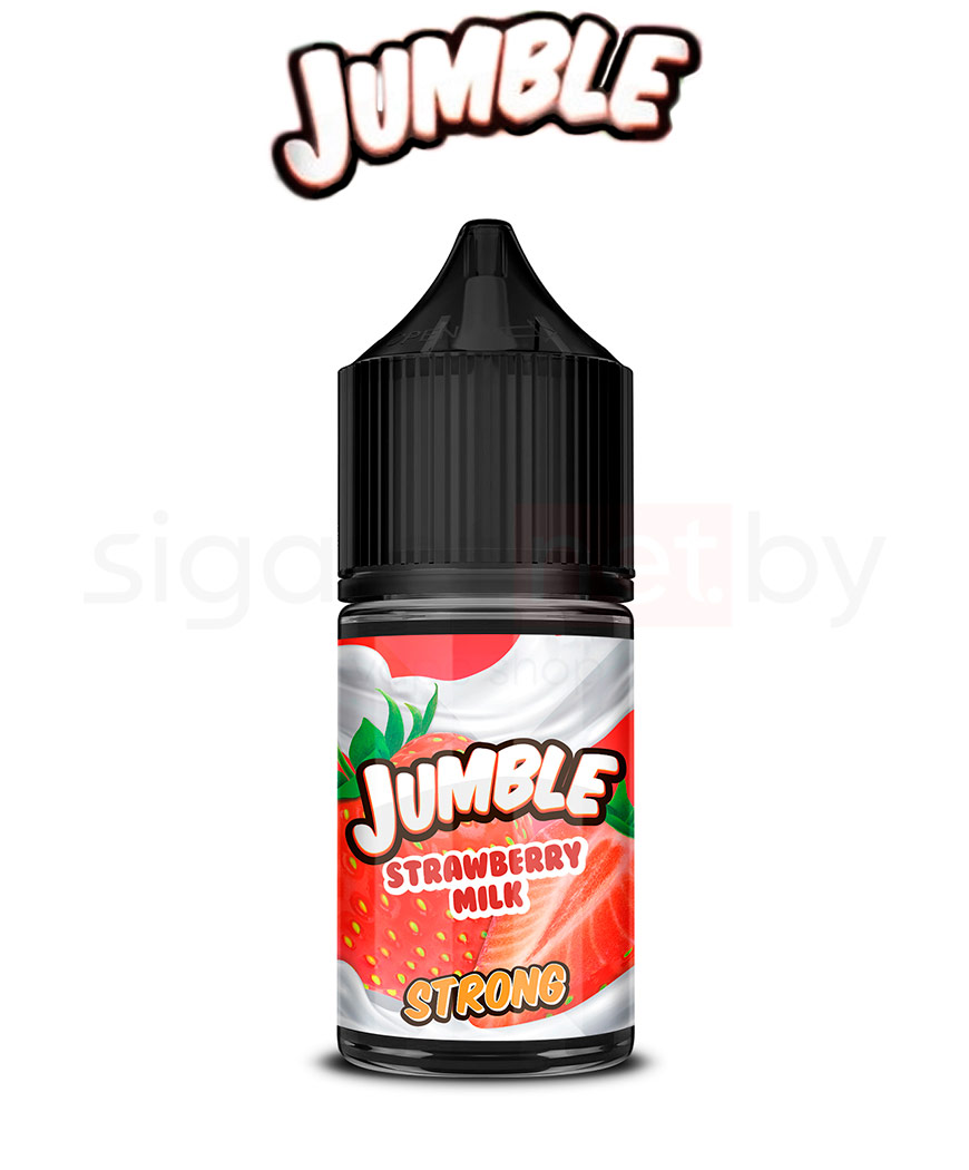 Жидкость для вейпа Jumble Strong - Strawberry Milk