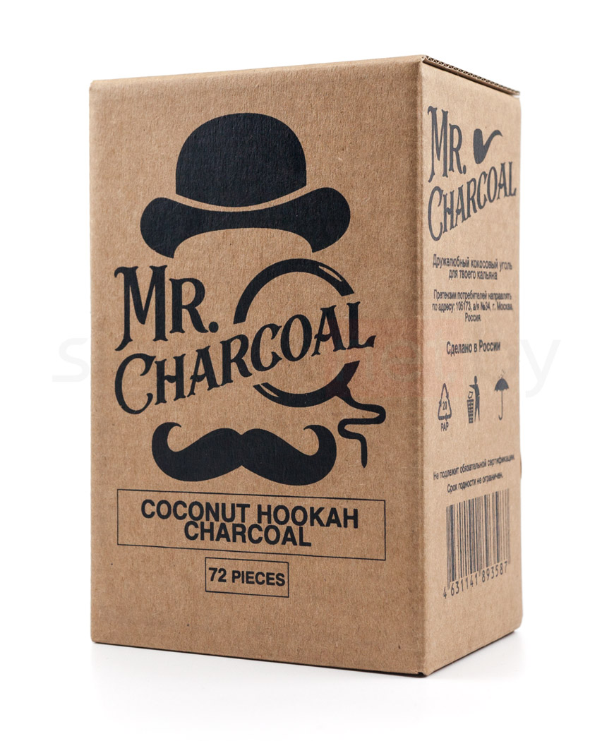 Уголь для кальяна Mr. Charcoal (72 кубика)