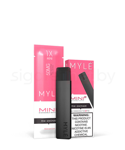 Одноразовая электронная сигарета MYLE Mini 2 Pink Lemonade (Лимонад)