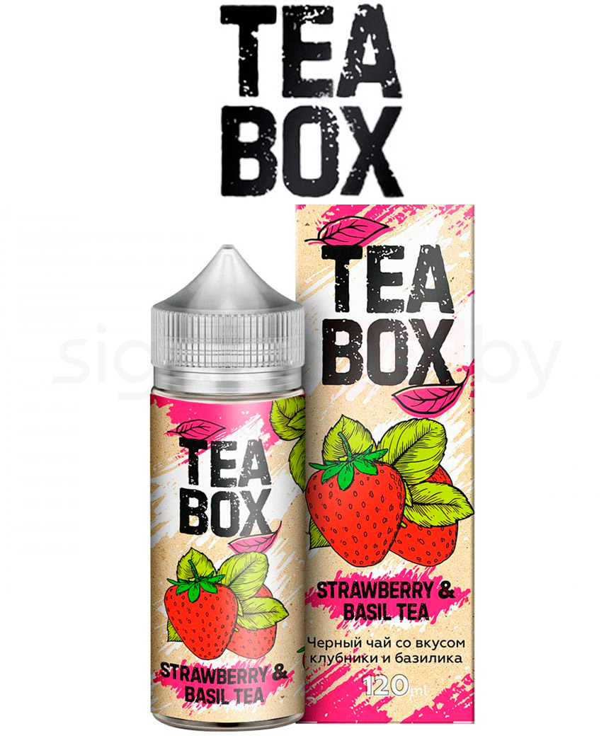 Жидкость для вейпа Tea Box - Strawberry and Basil Tea
