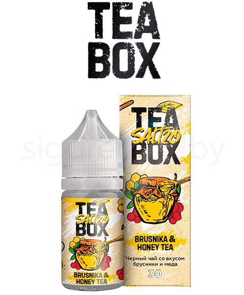 Жидкость для вейпа Tea Box Salt - Brusnika & Honey
