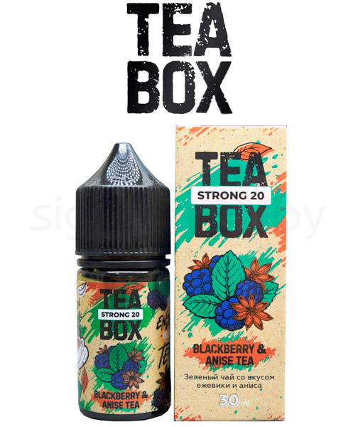 Жидкость для вейпа Tea Box Salt - Blackberry Anise Tea