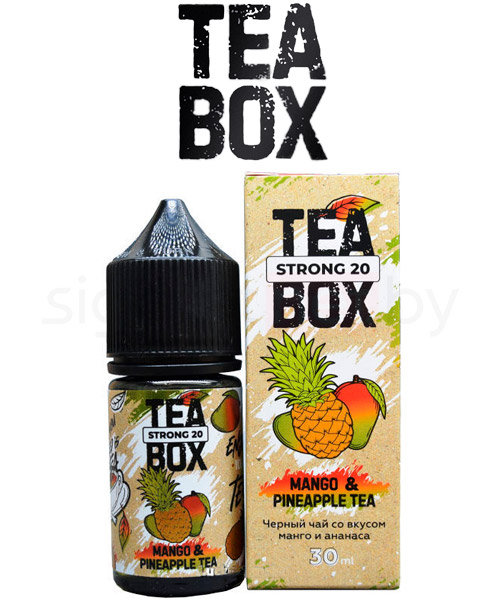 Жидкость для вейпа Tea Box Salt - Mango Pineapple Tea