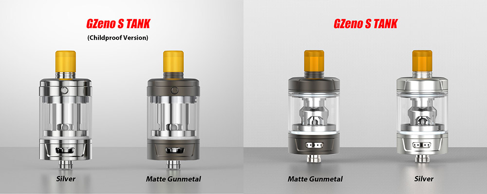 eleaf gzeno s tank versions