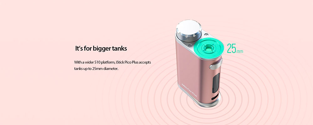 eleaf istick pico plus 75w diameter