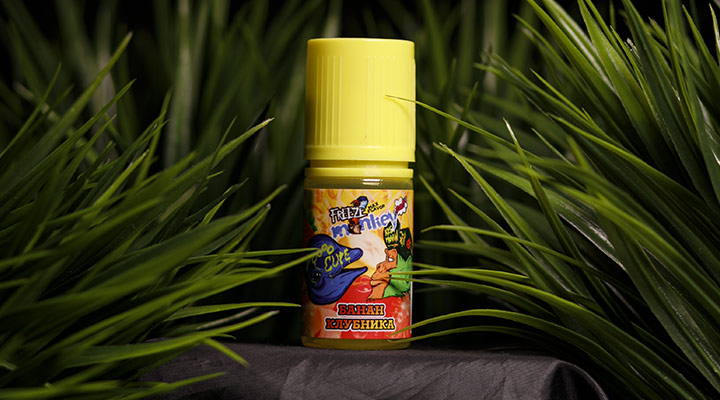 obzor freeze monkey max flavor salt banan klubnika