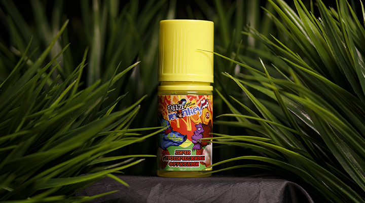 obzor freeze monkey max flavor salt lichi s tropicheskimi fruktami