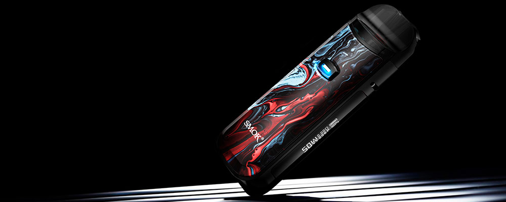 smok nord 50w button