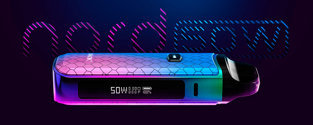 smok nord 50w display