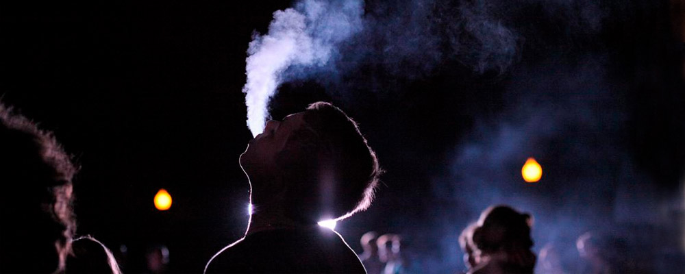 vaping man
