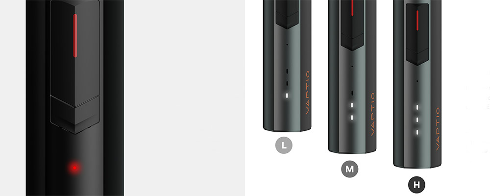 vaptio cosmo 2 indicator