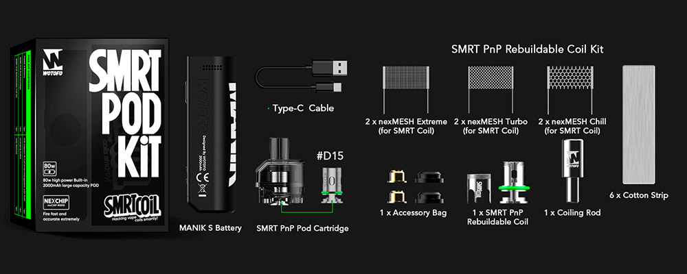 wotofo smrt pod komplekt