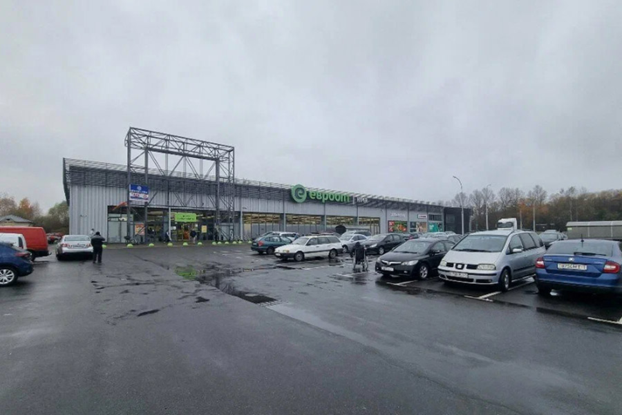 Вейп шоп в гипермаркете Евроопт на улице Радужная