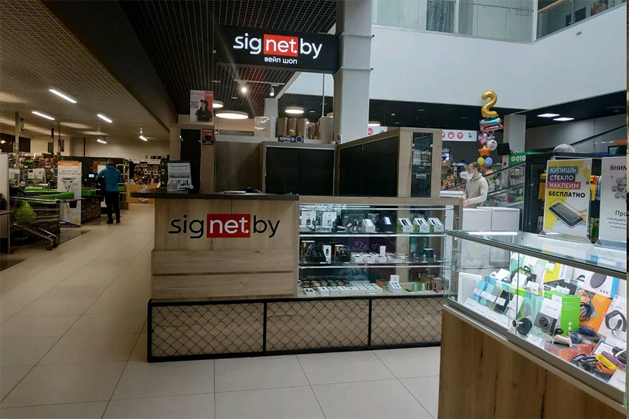 Вейп шоп в ТЦ 