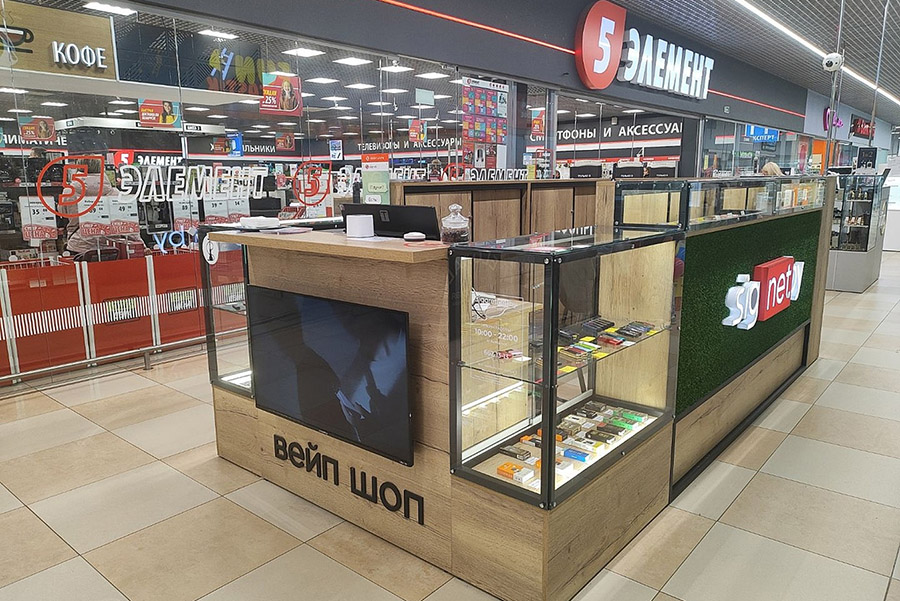 Вейп шоп в гипермаркете Евроопт Варшавское шоссе