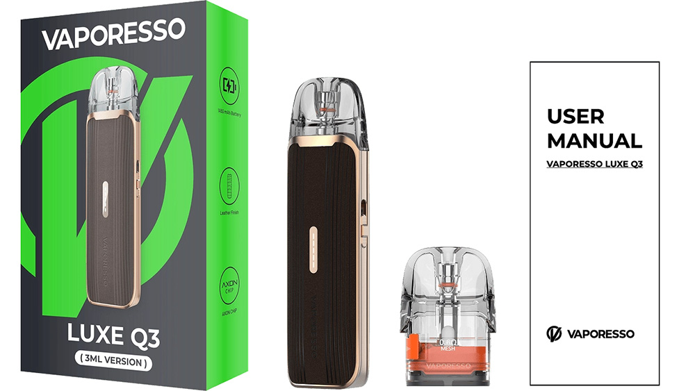 Что в комплекте Vaporesso LUXE Q3