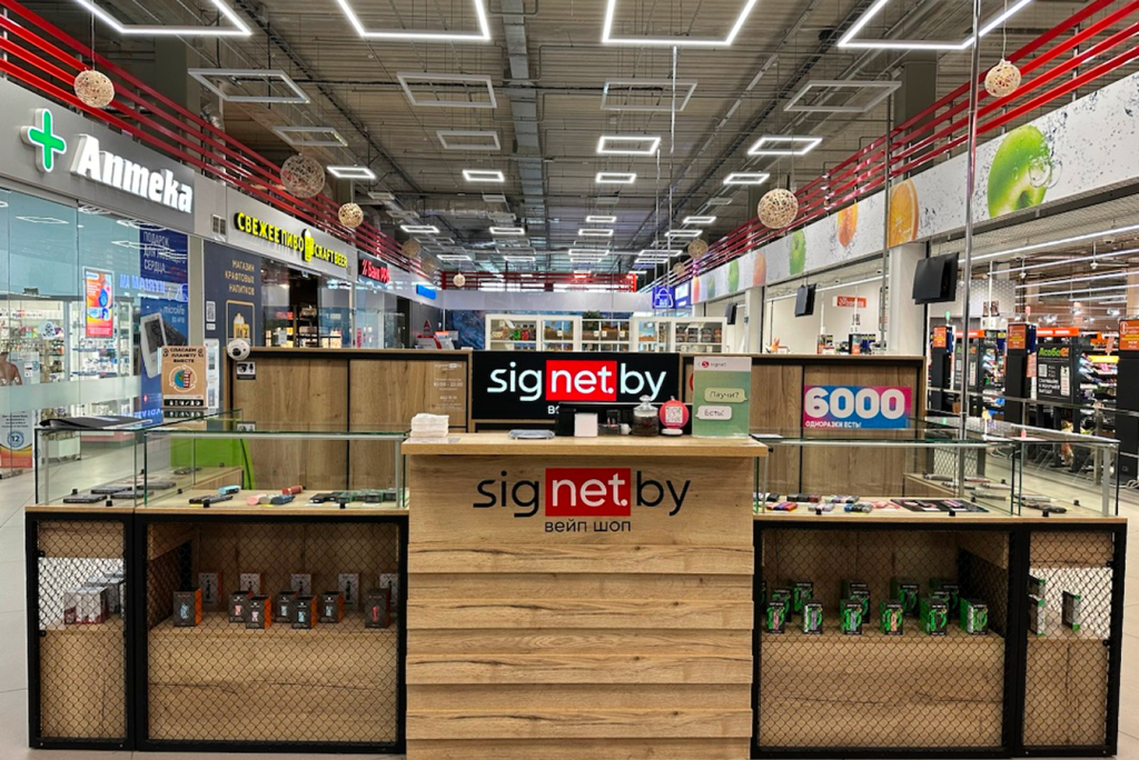 Вейп шопы в ТЦ 